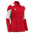 Chantico 1/4 Zip Top Wmn RED/WHT XXS Teknisk treningsgenser til dame