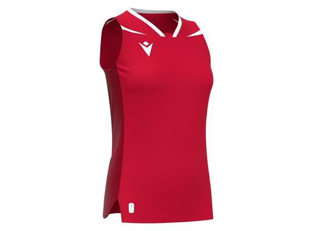 Lily Eco Sleeveless Shirt RED/WHT 3XS Teknisk kamp og treningsdrakt - Dame 